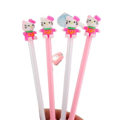 China Stationery Normal Creative Cartoon KT Cute CAT Neutral Pen for sale