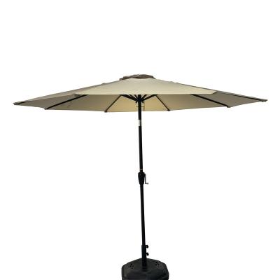 China Vintage Modern Beach Umbrella Aluminum Outdoor Parasol for sale