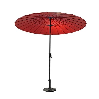 China Bali Adjustable Classic Outdoor Beach Parasol Sunshade Aluminum Angle Tilt Patio Umbrella for sale