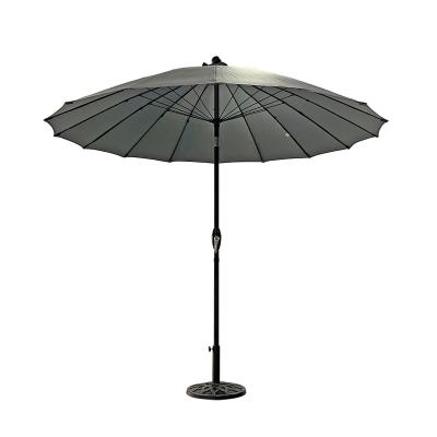 China Modern Luxury Outdoor Sunshade Crank Mechanism Outdoor Custom Umbrella Shanghai for sale