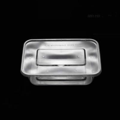 China 650ml Disposable Plastic Storage Container Boxes Food Takeaway Packaging Containers for sale