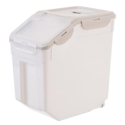 China Freshness Preservation 10Kg Rice Storage Box Tank Multifunctional Plastic Rice Dispenser Storage Container for sale