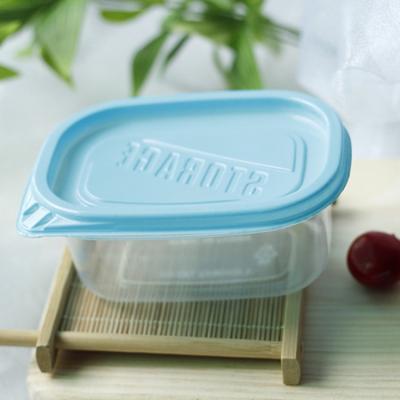 China 709ml Disposable Plastic Takeaway Lunch Box Portable Food Storage Containers Packaging Airtight Disposable Plastic for sale