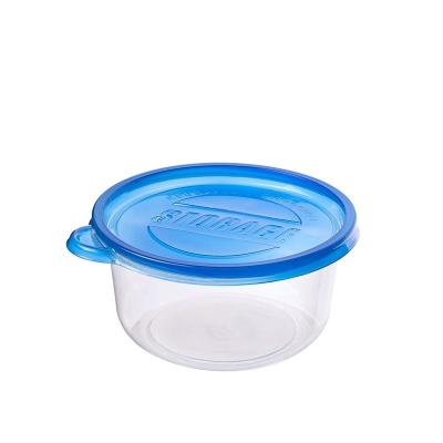 China Disposable Food Packaging 739ml PP Lunch Boxes Disposable Takeaway Plastic Food Container With Clear Lid for sale