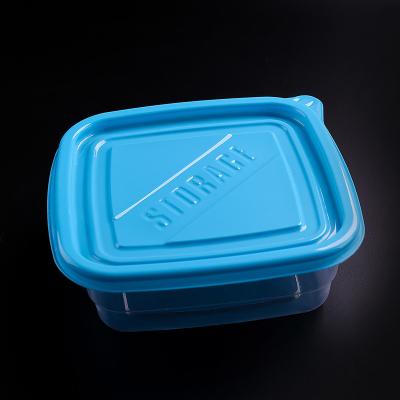 China Minimalist 1200ml Plastic Take Out Food Box PP Disposable Plastic Container Packing Compartment For Food With Lid for sale