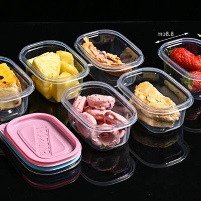 China Minimalist 280ml Food Container Business Food Package Lunch Food Plastic Lunch Boxes for sale