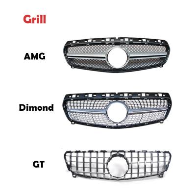 China High Quality And Dedicate Equipment Panamericana Car Racing Grill A Class GT Style High Quality Auto Grill For W176 A45 Entourage for sale