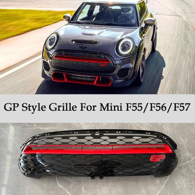 China ABS GP Style Grill For BMW Mini F55 F56 F57 Gloss Black Cover Frame Trim For Grill Head Front Tail Rear Lamp Light 2014 2015+ for sale