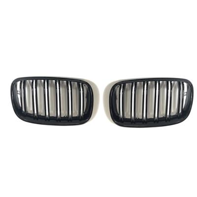 China High Quality And Dedicate Fit For BMW X5 E70 M Color Front Bumper Dual Slat Front Kidney Grill Grill For X5 X6 E70 E71 2007-2014 High Quality Car Accessories for sale