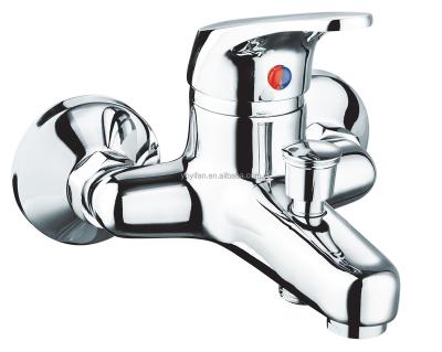 China Without Slide Bar Hot Cold Water Bath Mixer Wall Mounted Faucet YF-2704A for sale