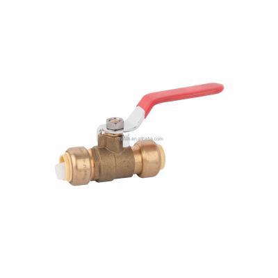 China YF-V006 Ball Valve North America Push To Connect Plumbing Quick Fit Angle Valve Connect Valve YF-V006 for sale