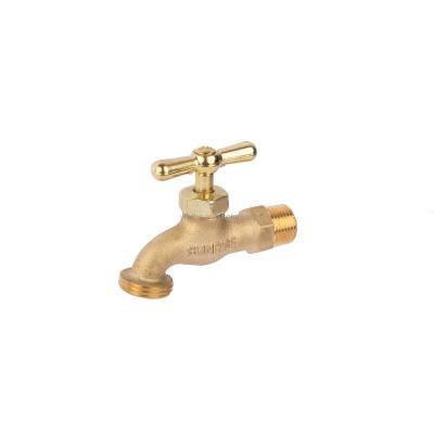 China YF-82909 Modern Bathroom Threaded Connection Brass Faucet High Pressure Garden Water Faucet With Three Way Lockable for sale