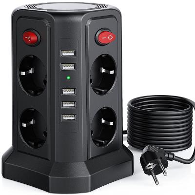 China Travel OEM 3 Multi Turn Power Socket With Surge Protection And USB for sale