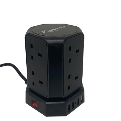 China Travel UK Plug Socket Power Strip Socket With Switch DC Power Plugs And Sockets for sale