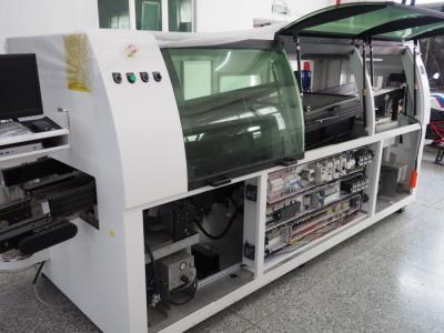 China Topf-Macht-automatisches Wellen-Lötanlage PLC-Kontrollsystem DA-350LFC-N des Lötmittel-18KW zu verkaufen