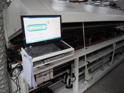 China DS-1000 SMT Reflow Soldering High efficency ten heating zones PCB Support 400mm for sale