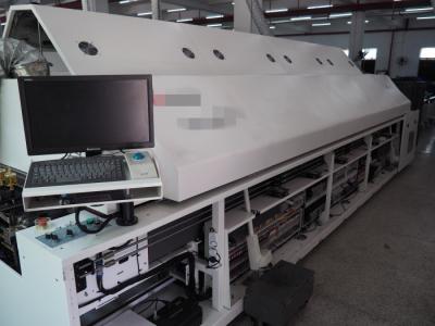 China Tamanho DS-1200 médio fixo do trilho da parte dianteira da máquina do forno do Reflow da fase da integral dois com transporte da malha à venda