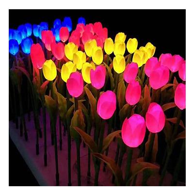 China Garden Decorate Outdoor Waterproof Holiday Landscape DIY Flower Solar Garden Lighting for sale