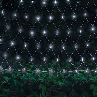 China Outdoor Waterproof Christmas Wall Decoration Mesh String Lights Tree Wedding Party Birthday Backyard Mesh Fairy String Lights Christmas Wall Decoration for sale