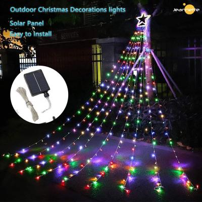 China C9 Xmas Christmas Lights New Fast Delivery Xmas Led Light Decoration Led Waterproof 8 Flashing Mode Waterfall Lights for sale