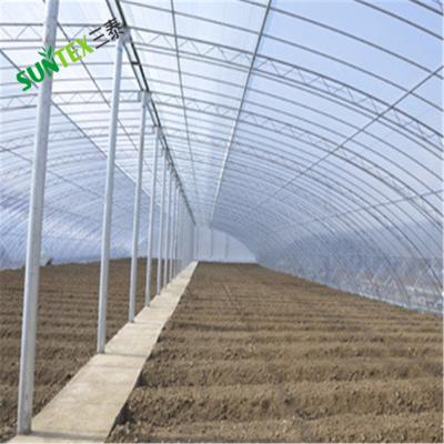 China UV Protection 200 Micron 3*50m Clear Agricultural Plastic Sheet, Transparent UV Resistant Lightweight Broadcast Greenhouse Cover for sale