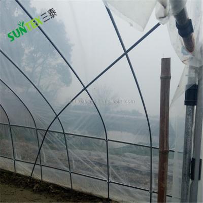 China High tensile strength with 200 micron UV treated reinforced metallocene pe greenhouse film 3 layers EVA agriculture greenhouse film for sale