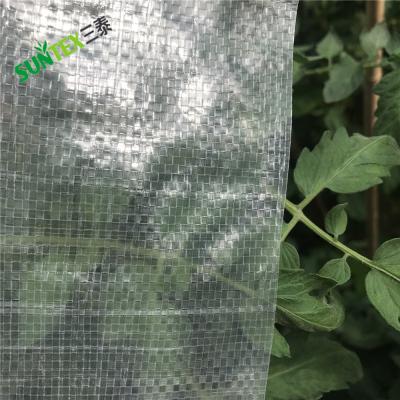 China Polyweave Polyweave Polyethylene Greenhouse Greenhouse Fabric Film Transparent Woven Greenhouse Film UV Stabilized Greenhouse Film for sale