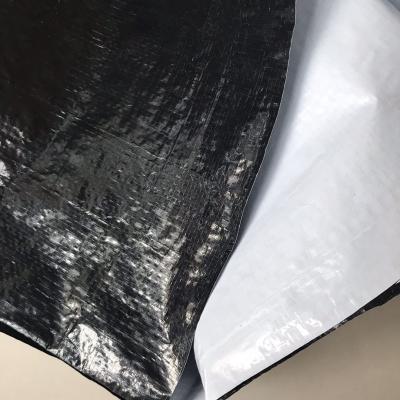 China Greenhouse film/strong reinforced black white film hydroponic applications for chicken farm, RPE greenhouse woven cover for chicken farming for sale