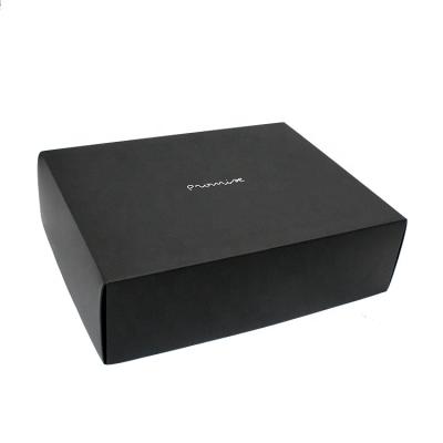 China Factory Made Recyclable Embossed Empty Logo Storage Folding Paper Gift Box With Lid for sale