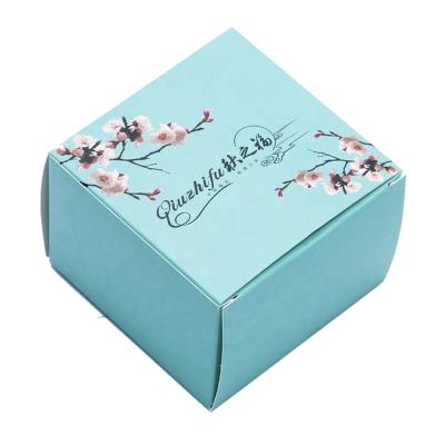 China Recyclable luxury custom printing folding carton mooncake packaging lid gift box with paper insert for sale