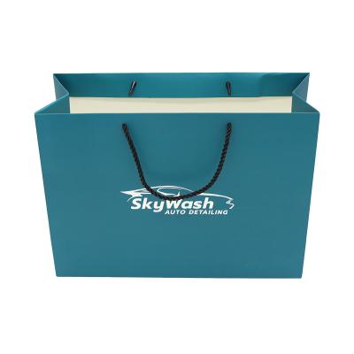 China Recyclable Custom Gift Packaging Bags Paper Shopping Bags Bags With Your Own Logo for sale