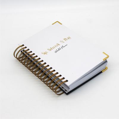 China Wholesale Education Custom Printed Your Logo Hardcover Notebook With Iron Ring for sale