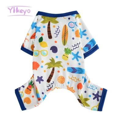 China Spring Solid Color Cute Custom Cocos Print Doggie Outfits All Season Comfortable Shirts Dog Pet Clothes Great for sale