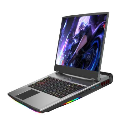 China Keyboard Desktop Backlit Design Making Performance 9-Generation I9 CPU 17.3-Inch E-sports Gaming Desktop Laptop for sale