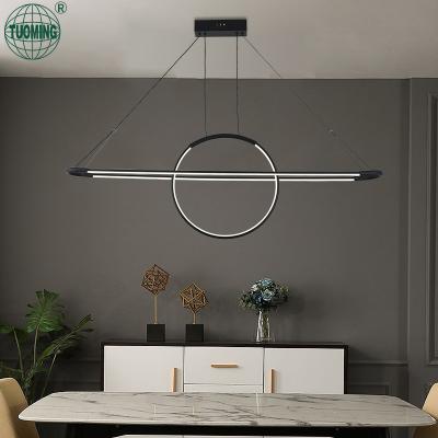 China Popular Morden Chandelier Decoration Aluminum Acrylic Hanging Led Remote Control / App Control Pendant Light for sale