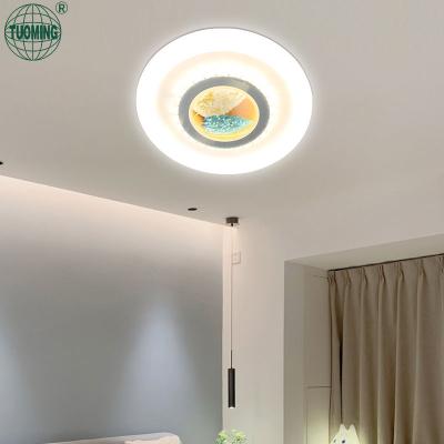 China Outdoor Mounted Modern Decorative Round Living Room Led Ceiling Lights Bedroom Ceiling Lamp for sale