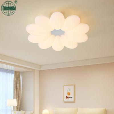 China Modern European Iron Style Decoration Dimmable Remote Control / App Control Aluminum Base Led Ceiling Light for sale