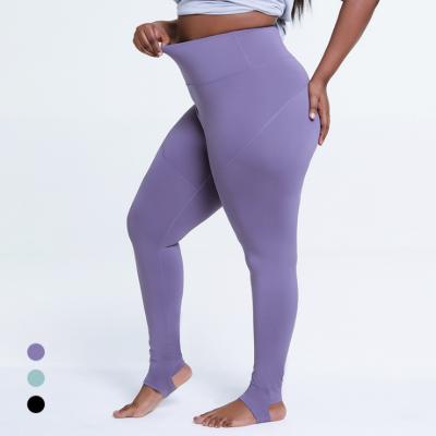 China Amazon Breathable 2021 New Plus Size Yoga Leggings For Women Skin-friendly Fitness Pants High Waist Hip for sale