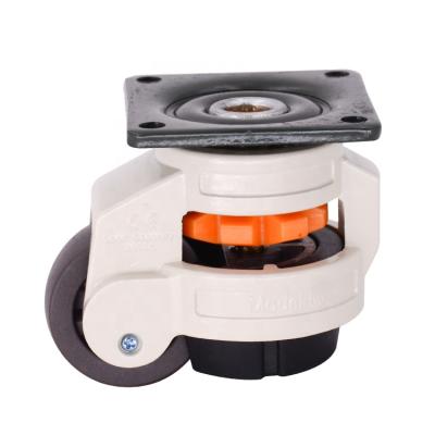 China PIVOT Heavy Duty Industrial 60A Swivel Leveling Adjustable Caster Wheels for sale