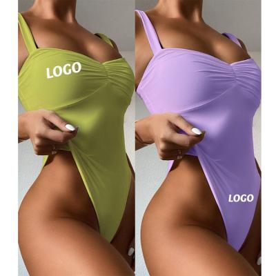 China Custom Anti-UV Thong Bikini Swimwear Beach Wear Swimwear Woman Bikinis Logo Swimwear For Women for sale