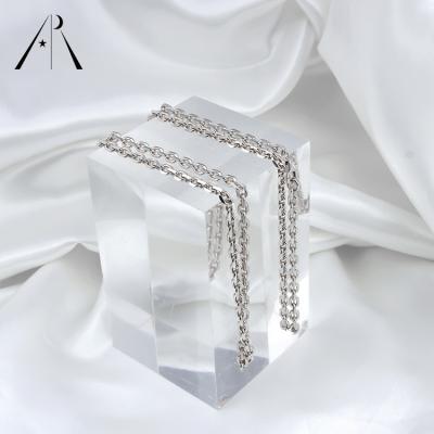 China BOHIME Personalized Charm Chain Geometric Thin Necklace Female Punk Sterling Silver Fashion Necklace for sale