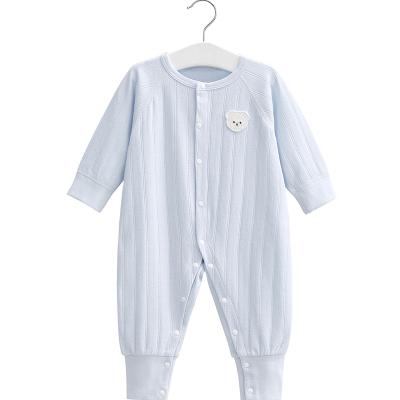 China 100% Cotton Baby Clothes Spring And Fall Long Sleeve Cartoon Pajamas For 0-18 Months Baby Romper Cotton for sale