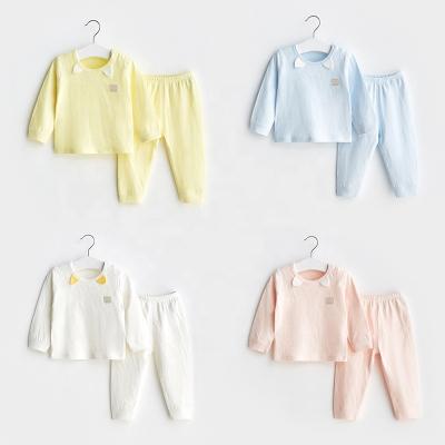 China Wholesale Baby Clothes Boys Girls Anti-Shrink Baby Clothing Sets 100% Cotton Baby Suit Kids Clothing Sets for sale