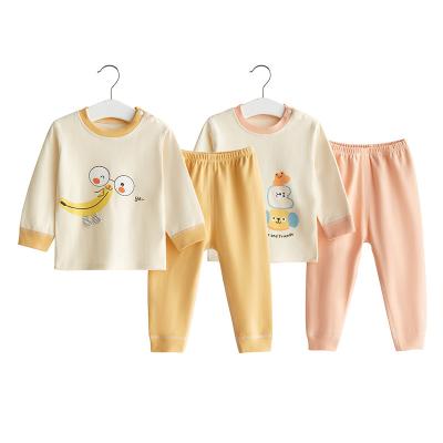 China Wholesale 100% Anti-Shrink Baby Clothing Set Cotton Cartoon Toddlers Clothing Sets Baby Clothing Underwear Suit In Stock for sale