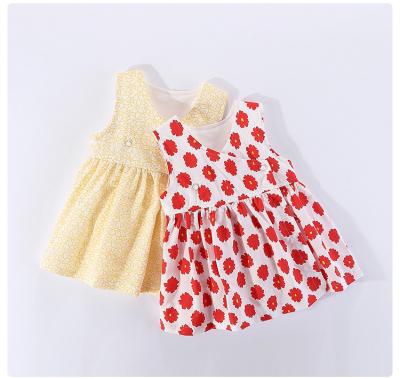 China Anti-Wrinkle Dress Girl Dress Summer Babies Kids Wear Strap Summer Baby Princess Dress Fashionable Children's Skirt Little for sale