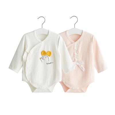 China 100% Cotton Newborn Baby Clothes Spring and Autumn Long SleeveCotton Romper Cartoon Pajamas 0-12 Months for sale