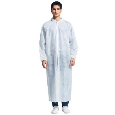 China Lab SMS Isolation Gown Disposable Non-Sterile Safety Clothing For Hospital Operating Medical Uniform Coveralls Supplier CE/EN13485 for sale