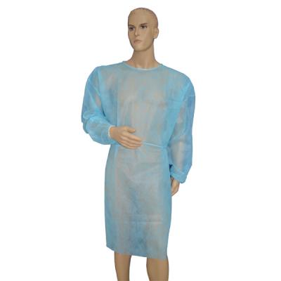 China Level 1 pp comfortable pe isolation gown hospital fitting protective equipment doctor patient Isolation Gown for sale