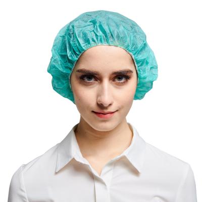 China Flexible Disposable Medical Nonwoven Buffy Head Net Head Surgical Hat Hair Cover Hair Doctor Nurse Surgical Hat Band Around Crowd Cap for sale