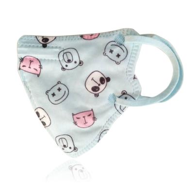 China High Breathability Cartoon Print KN95 4 Ply Kids Medical Earloop Face Mask With Design for sale